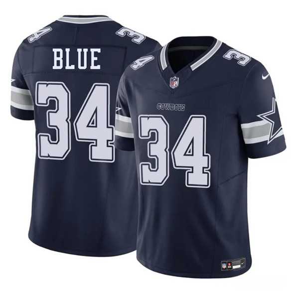 Men & Women & Youth Dallas Cowboys #34 Jaydon Blue Navy 2025 F.U.S.E Draft Vapor Untouchable Limited Stitched Jersey->cleveland browns->NFL Jersey